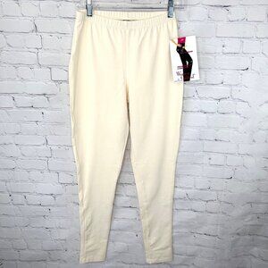 NWT WOMEN WITH CONTROL SLIM SHAPE CONTOUR IVORY PANTS / LEGGINGS - SMALL TALL
